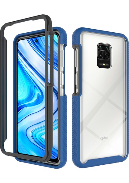 Xiaomi Redmi Note 9 Pro / 9s / 9 Pro Max Için Çift Katmanlı Şeffaf Bumper Shockproof Tam Koruma Kılıf (Yurt Dışından)