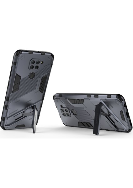 Redmi Note 9 Için Standlı Ince Sert Pc Tpu Düşme Önleyici Koruyucu Kılıf (Yurt Dışından)