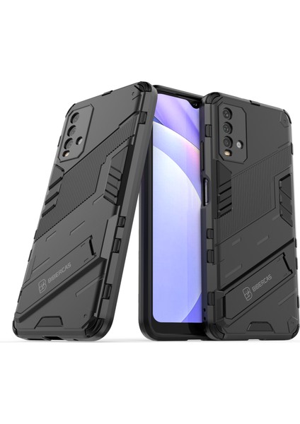 Redmi 9t / Redmi 9 Power Için Standlı Ince Sert Pc Tpu Düşme Önleyici Koruyucu Kılıf (Yurt Dışından)