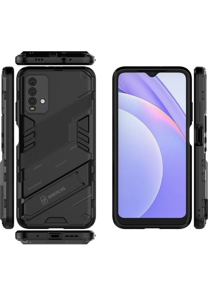 Redmi 9t / Redmi 9 Power Için Standlı Ince Sert Pc Tpu Düşme Önleyici Koruyucu Kılıf (Yurt Dışından)