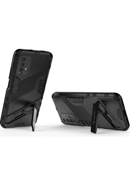 Redmi 9t / Redmi 9 Power Için Standlı Ince Sert Pc Tpu Düşme Önleyici Koruyucu Kılıf (Yurt Dışından)