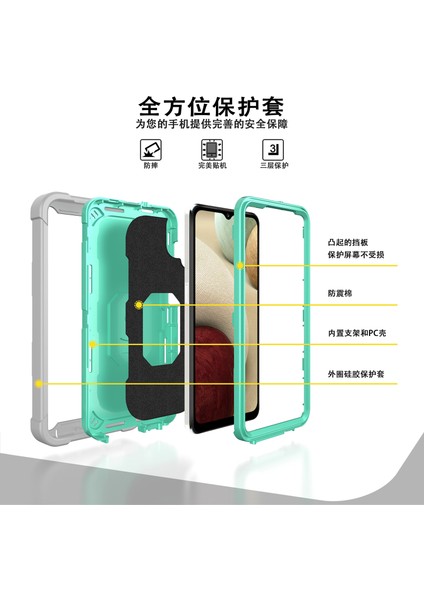 Samsung Galaxy A12 5g Için Shockproof Yerleşik Standlı Kılıf (Yurt Dışından) fiyatları