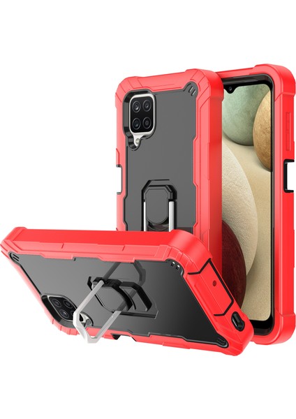Samsung Galaxy A12 5g Için Shockproof Yerleşik Standlı Kılıf (Yurt Dışından)