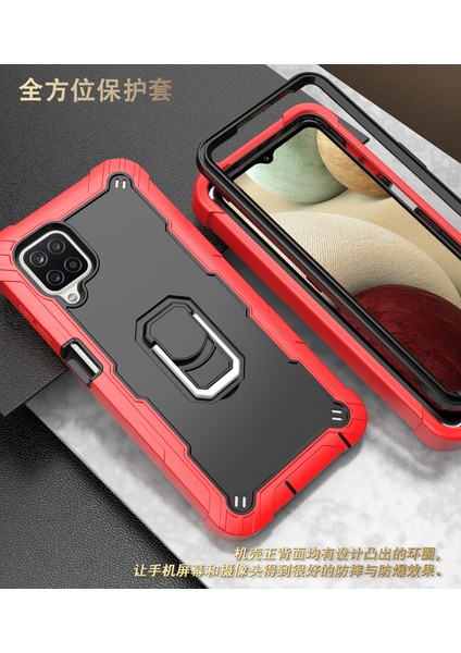 Samsung Galaxy A12 5g Için Shockproof Yerleşik Standlı Kılıf (Yurt Dışından) modelleri