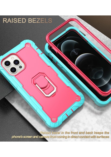 iPhone 12 Pro/iphone 12 Için Shockproof Yerleşik Standlı Kılıf (Yurt Dışından) modelleri