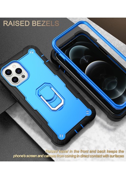 iPhone 12 Pro Max Için Shockproof Yerleşik Standlı Kılıf (Yurt Dışından)