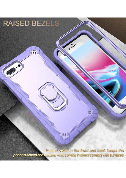 iPhone 7 Plus/8 Plus/6 Plus/6s Plus Için Shockproof Yerleşik Standlı Kılıf (Yurt Dışından)