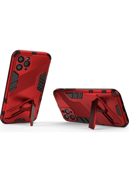 iPhone 11 Için Standlı Ince Sert Pc Tpu Düşme Önleyici Koruyucu Kılıf (Yurt Dışından) fırsatları