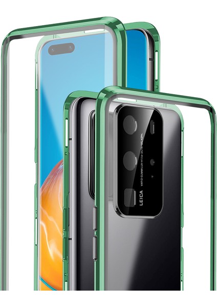 Huawei P40 Pro Için Manyetik Arkalı Önlü Tam Koruma Kamera Korumalı Temper Cam (Yurt Dışından) fiyatları