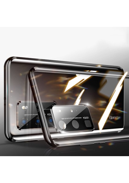 Huawei P40 Pro Için Manyetik Arkalı Önlü Tam Koruma Kamera Korumalı Temper Cam (Yurt Dışından) modelleri