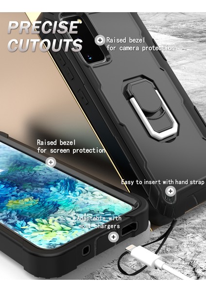 Samsung Galaxy S20 Fe Için Shockproof Yerleşik Standlı Kılıf (Yurt Dışından) fırsatları