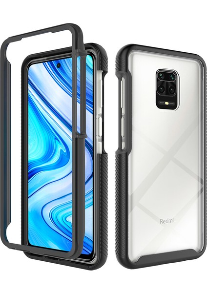 Xiaomi Redmi Note 9 Pro / 9s / 9 Pro Max Için Çift Katmanlı Şeffaf Bumper Shockproof Tam Koruma Kılıf (Yurt Dışından)