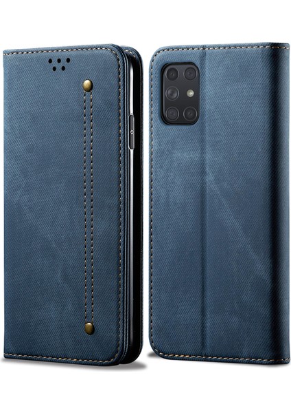 Samsung Galaxy A52 5g Için Retro Deri Flip Cüzdan Standlı Kılıf (Yurt Dışından)