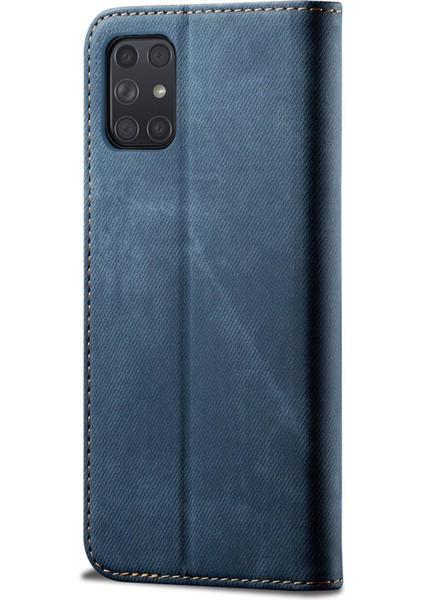 Samsung Galaxy A52 5g Için Retro Deri Flip Cüzdan Standlı Kılıf (Yurt Dışından)