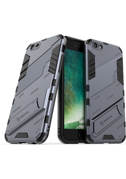 iPhone 6 / 6s Için Standlı Ince Sert Pc Tpu Düşme Önleyici Koruyucu Kılıf (Yurt Dışından)