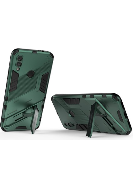 Redmi Note 7 / Note 7 Pro Için Standlı Ince Sert Pc Tpu Düşme Önleyici Koruyucu Kılıf (Yurt Dışından)