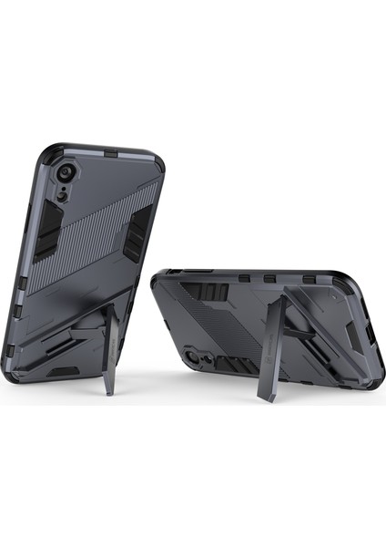 iPhone Xr Için Standlı Ince Sert Pc Tpu Düşme Önleyici Koruyucu Kılıf (Yurt Dışından) fırsatları