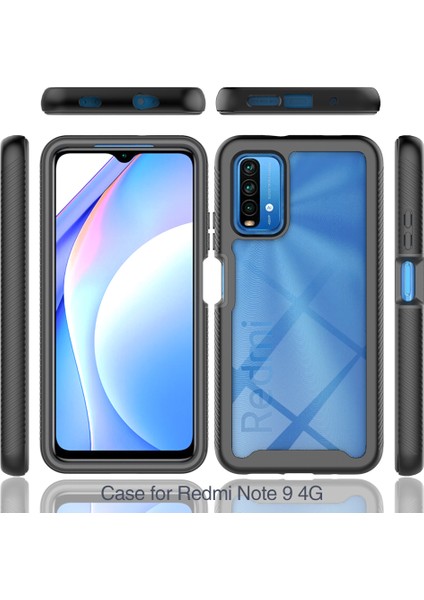 Xiaomi Poco M3/redmi 9t/redmi 9 Power Için Çift Katmanlı Şeffaf Bumper Shockproof Tam Koruma Kılıf (Yurt Dışından) fiyatları