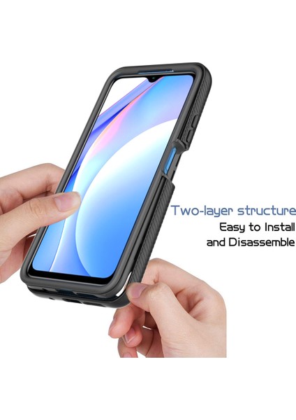 Xiaomi Poco M3/redmi 9t/redmi 9 Power Için Çift Katmanlı Şeffaf Bumper Shockproof Tam Koruma Kılıf (Yurt Dışından) fırsatları