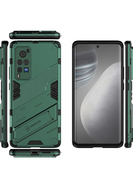 Vıvo X60 Pro Için Standlı Ince Sert Pc Tpu Düşme Önleyici Koruyucu Kılıf (Yurt Dışından) modelleri