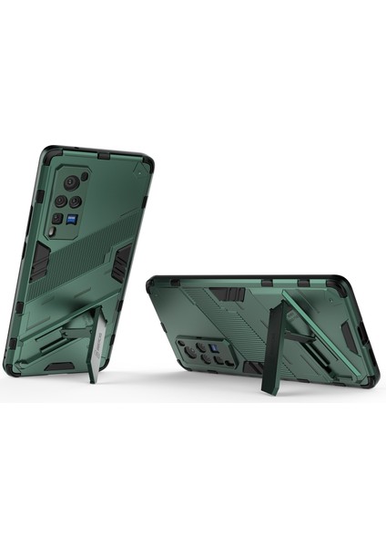 Vıvo X60 Pro Için Standlı Ince Sert Pc Tpu Düşme Önleyici Koruyucu Kılıf (Yurt Dışından) fırsatları