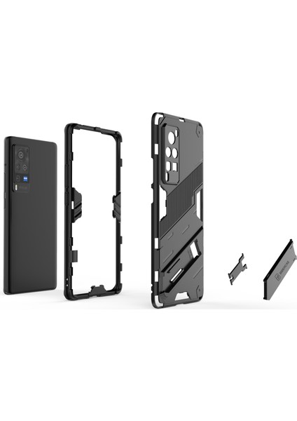 Vıvo X60 Pro Için Standlı Ince Sert Pc Tpu Düşme Önleyici Koruyucu Kılıf (Yurt Dışından) indirimleri