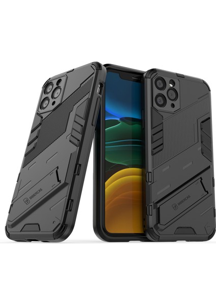 iPhone 11 Pro Max Için Standlı Ince Sert Pc Tpu Düşme Önleyici Koruyucu Kılıf (Yurt Dışından)