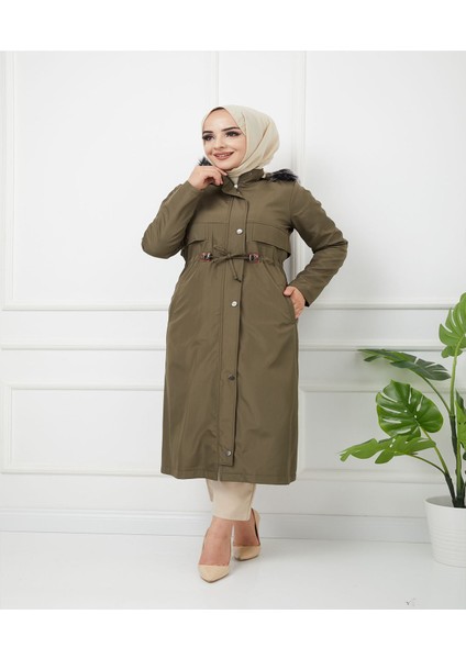 Water Prof Haki Içi Kürklü Kışlık Battal Mevsimlik Mont & Kaban fiyatları