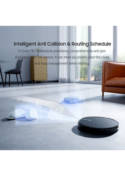 Mijia Akıllı Robot Süpürge-2000PA 5.5cm Ultra-İnce (Yurt Dışından)