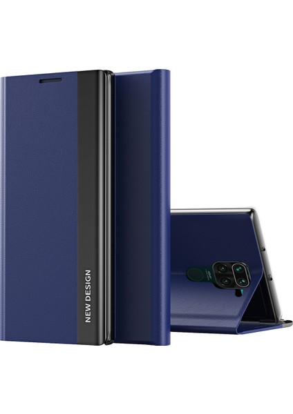 Xiaomi Redmi Note 9 Için Ince Flip Deri Manyetik Kılıf (Yurt Dışından)