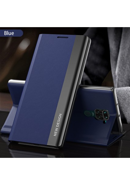 Xiaomi Redmi Note 9 Için Ince Flip Deri Manyetik Kılıf (Yurt Dışından)