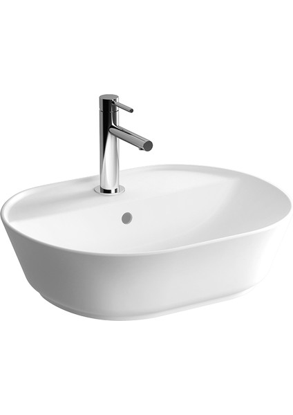 Geo 7428B003-0001 Oval Çanak Lavabo, 55 cm, Beyaz