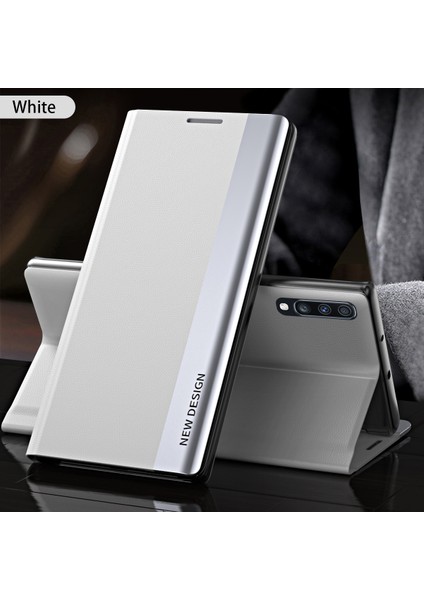 Samsung Galaxy A50 / A50S / A30S Için Ince Flip Deri Manyetik Kılıf (Yurt Dışından) fiyatları