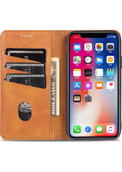 iPhone x / iPhone Xs Için Flip Manyetik Tpu Standlı Kılıf (Yurt Dışından)