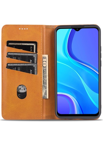 Xiaomi Redmi 9 Için Flip Manyetik Tpu Standlı Kılıf (Yurt Dışından)