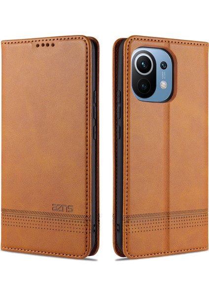 Xiaomi Mi 11 Için Flip Manyetik Tpu Standlı Kılıf (Yurt Dışından)