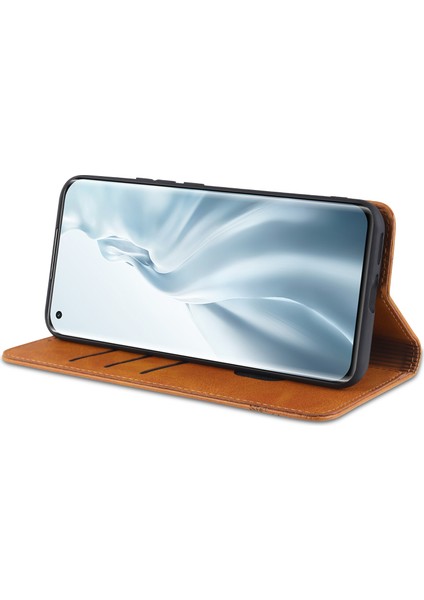 Xiaomi Mi 11 Için Flip Manyetik Tpu Standlı Kılıf (Yurt Dışından)