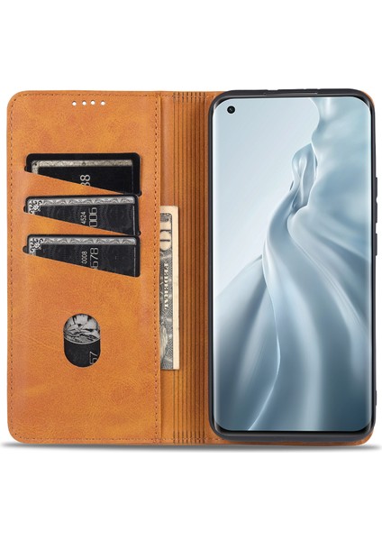 Xiaomi Mi 11 Için Flip Manyetik Tpu Standlı Kılıf (Yurt Dışından)