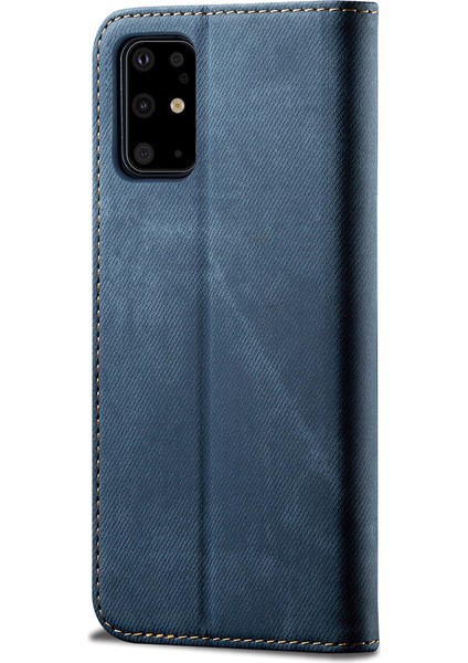 Samsung Galaxy S20 Plus Için Retro Deri Flip Cüzdan Standlı Kılıf (Yurt Dışından)
