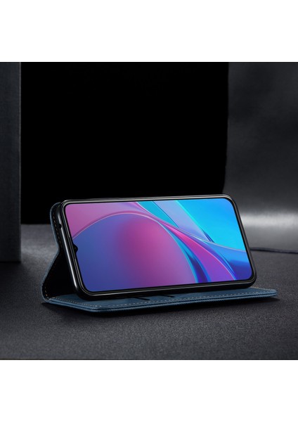 Xiaomi Redmi 9A Için Retro Deri Flip Cüzdan Standlı Kılıf (Yurt Dışından)