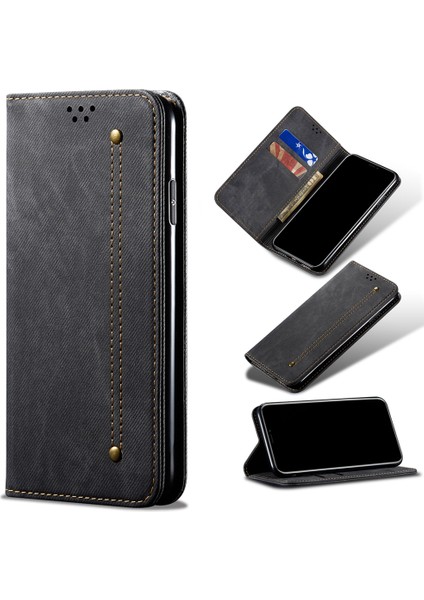 Xiaomi Redmi Note 10 4g / Note 10S Için Retro Deri Flip Cüzdan Standlı Kılıf (Yurt Dışından)