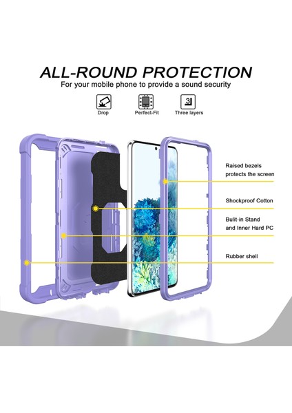 Samsung Galaxy S20 Fe Için Shockproof Yerleşik Standlı Kılıf (Yurt Dışından) fiyatları