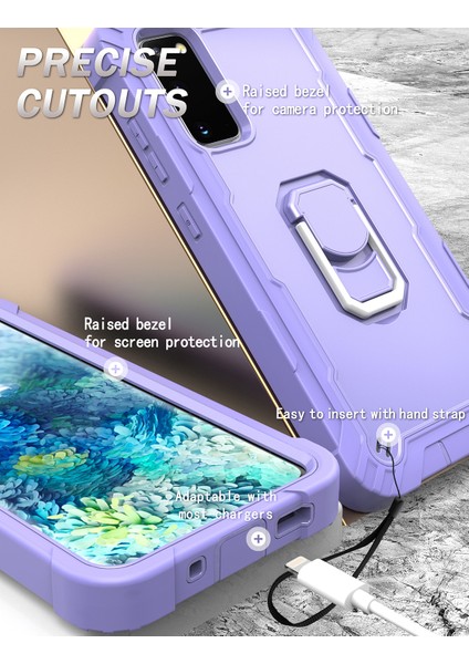 Samsung Galaxy S20 Fe Için Shockproof Yerleşik Standlı Kılıf (Yurt Dışından) fırsatları