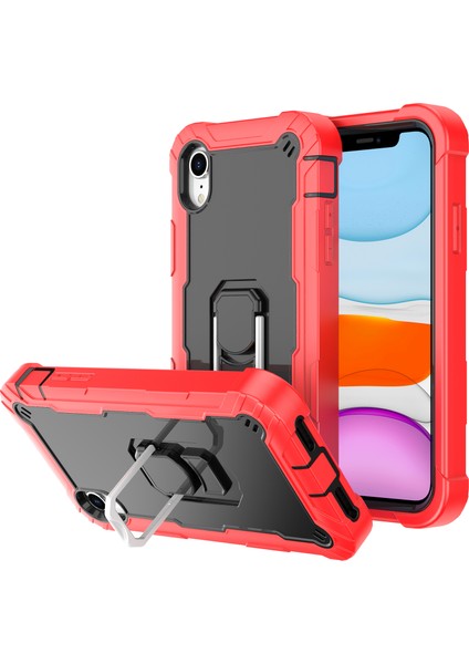 iPhone Xr Için Shockproof Yerleşik Standlı Kılıf (Yurt Dışından)