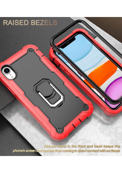 iPhone Xr Için Shockproof Yerleşik Standlı Kılıf (Yurt Dışından) modelleri