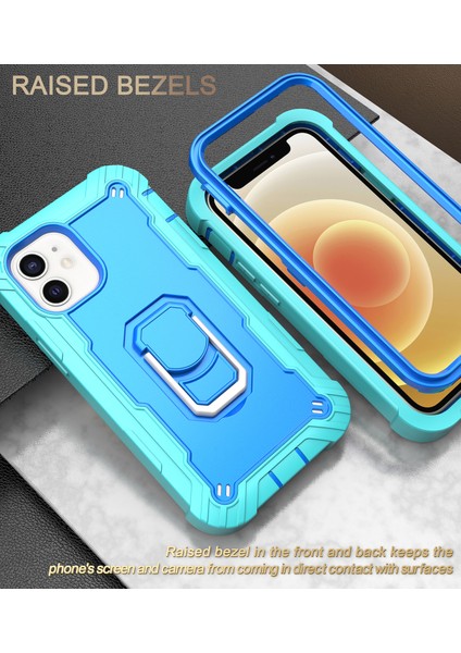 iPhone 12 Mini Için Shockproof Yerleşik Standlı Kılıf (Yurt Dışından)