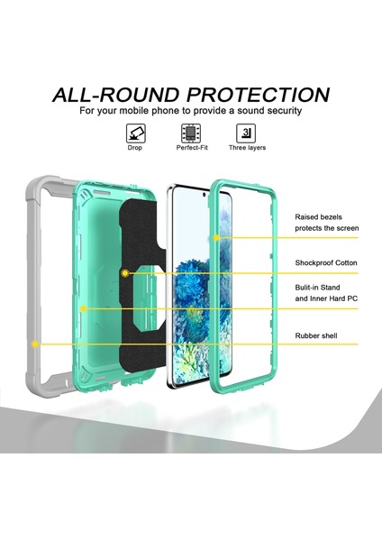 Samsung Galaxy S20 Fe Için Shockproof Yerleşik Standlı Kılıf (Yurt Dışından) fiyatları