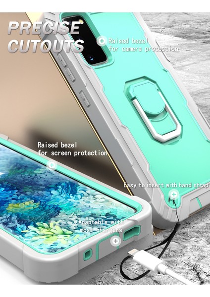 Samsung Galaxy S20 Fe Için Shockproof Yerleşik Standlı Kılıf (Yurt Dışından) fırsatları