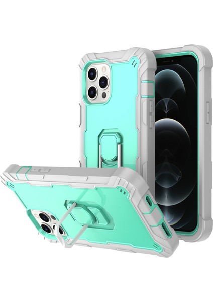 iPhone 12 Pro Max Için Shockproof Yerleşik Standlı Kılıf (Yurt Dışından)