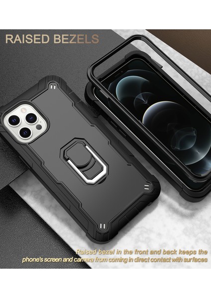 iPhone 12 Pro/iphone 12 Için Shockproof Yerleşik Standlı Kılıf (Yurt Dışından) modelleri